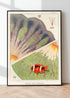 Modern Black Framed Great Barrier Reef Anemones Vintage Illustrations Wall Art Print